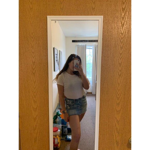 American Eagle Denim Mini Skirt - Picture 5 of 7